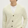 Cardigan Aran en Laine