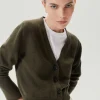 Cardigan court en Laine Mérinos