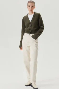 Cardigan court en Laine Mérinos
