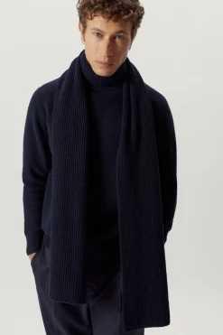 Écharpe en maille de Laine côtelée