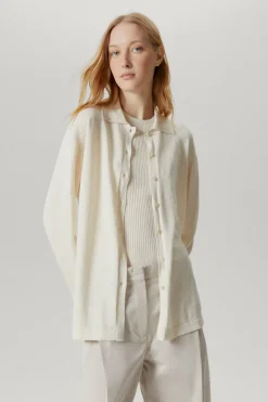 Chemise à manches longues en Lin et Coton