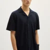 Chemise Bowling en Lin et Coton