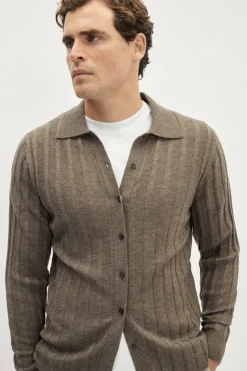 Chemise côtelée ultra douce
