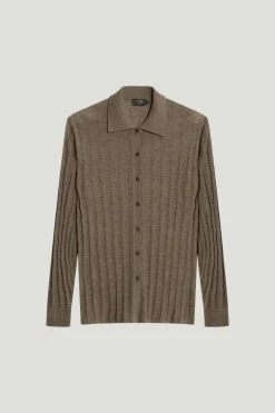Chemise côtelée ultra douce
