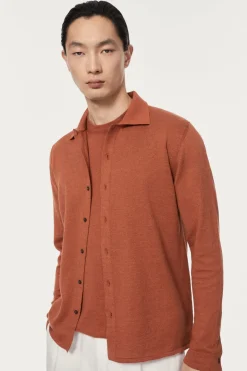 Chemise en maille de Lin et Coton