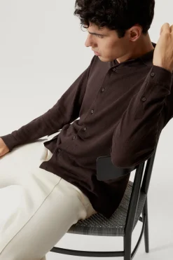 Chemise en maille de Lin et Coton