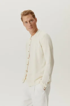 Chemise en maille de Lin et Coton
