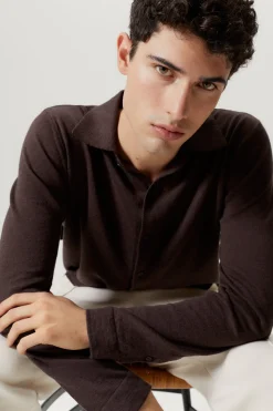 Chemise en maille de Lin et Coton