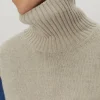 Gilet à col roulé en Laine