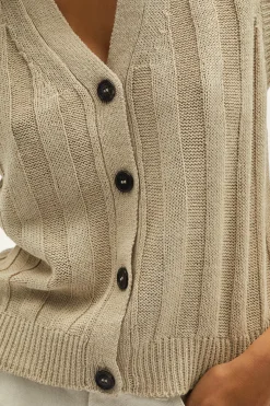 Gilet sans manches en Lin régénéré
