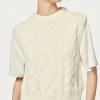 Gilet tricoté en Coton biologique Aran