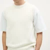 Gilet tricoté en Coton Biologique