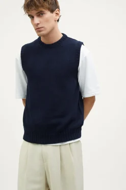 Gilet tricoté en Coton Biologique