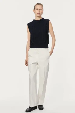 Gilet tricoté en Coton biologique Aran