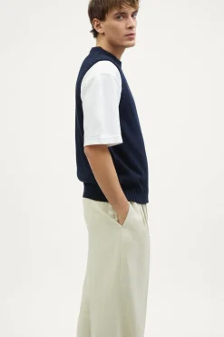 Gilet tricoté en Coton Biologique
