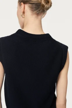 Gilet tricoté en Coton biologique Aran