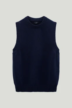 Gilet tricoté en Coton Biologique