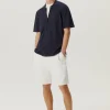 La chemise à manches courtes en coton en lin