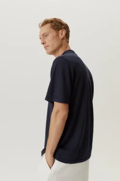 La chemise à manches courtes en coton en lin