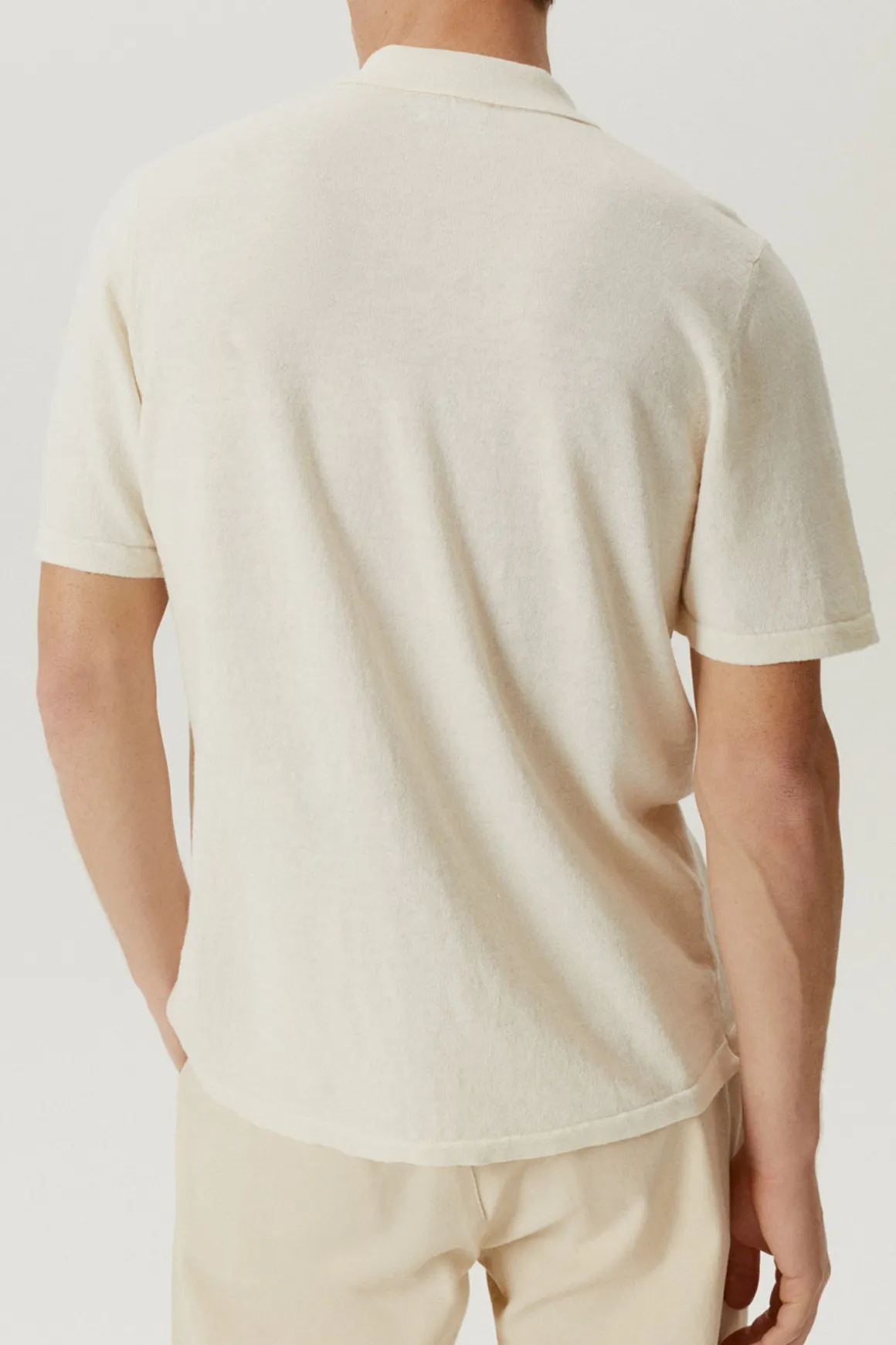 La chemise à manches courtes en coton en lin - Version imparfaite