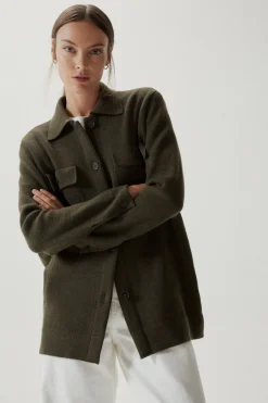 La veste de surfacte en laine mérinos