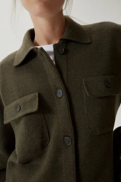 La veste de surfacte en laine mérinos