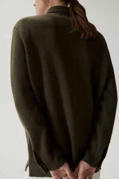 La veste de surfacte en laine mérinos