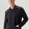 La veste zip en laine bouillie