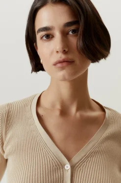 Le cardigan birégone en coton biologique