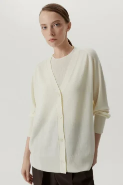 Le cardigan détendu en laine ultrasoft