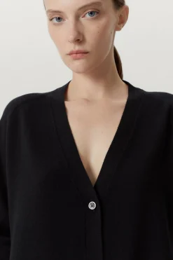Le cardigan détendu en laine ultrasoft
