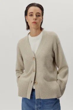 Le cardigan détendu en laine