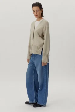 Le cardigan détendu en laine