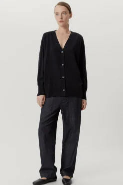 Le cardigan détendu en laine ultrasoft