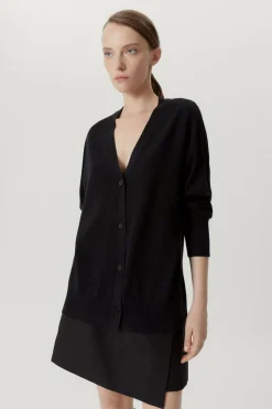 Le cardigan détendu en laine ultrasoft