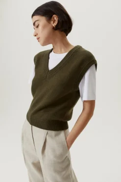 Le gilet en laine mérinos