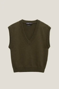 Le gilet en laine mérinos