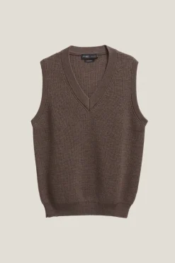 Le gilet en laine mérinos - Version imparfaite