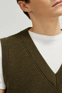 Le gilet en laine mérinos - Version imparfaite