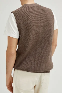 Le gilet en laine mérinos - Version imparfaite