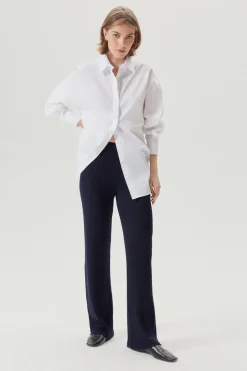 Le pantalon côtelé en laine mérinos