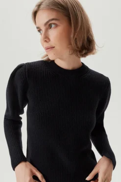 Le pull en laine mérinos avec des pinces
