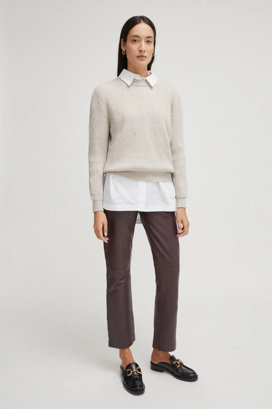 Le pull Perkins en laine mérinos