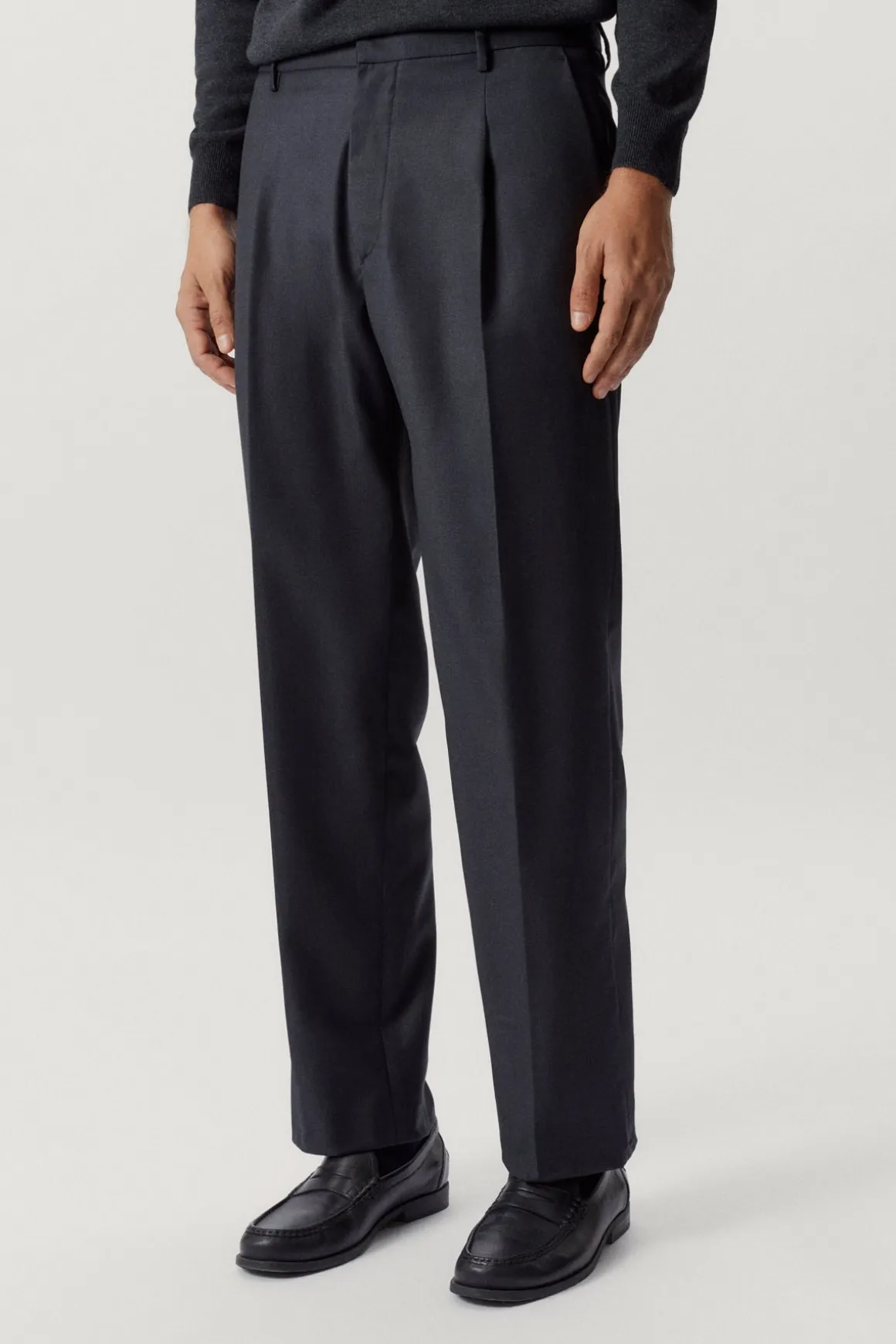 Pantalon ajusté en Laine