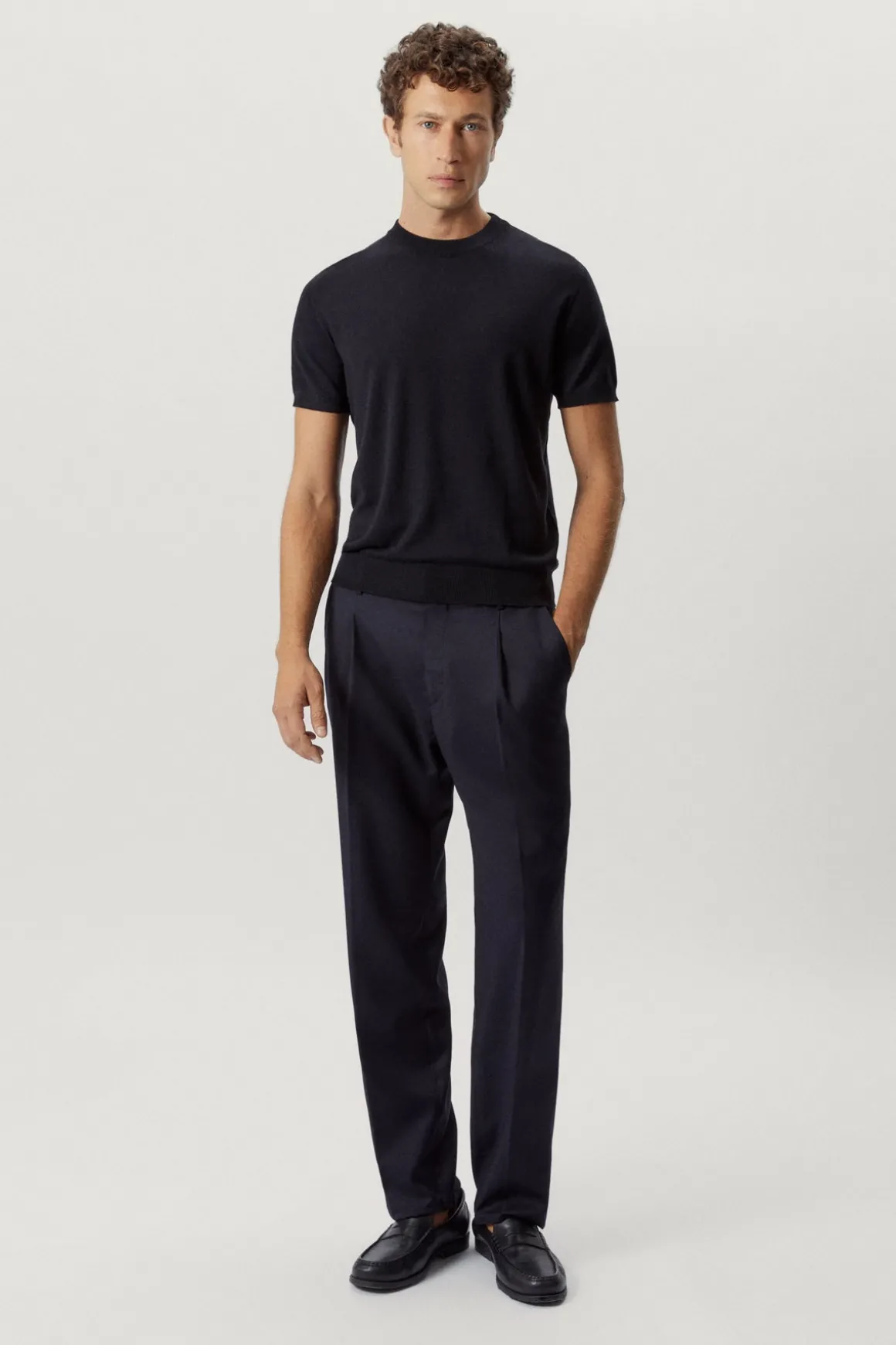 Pantalon ajusté en Laine