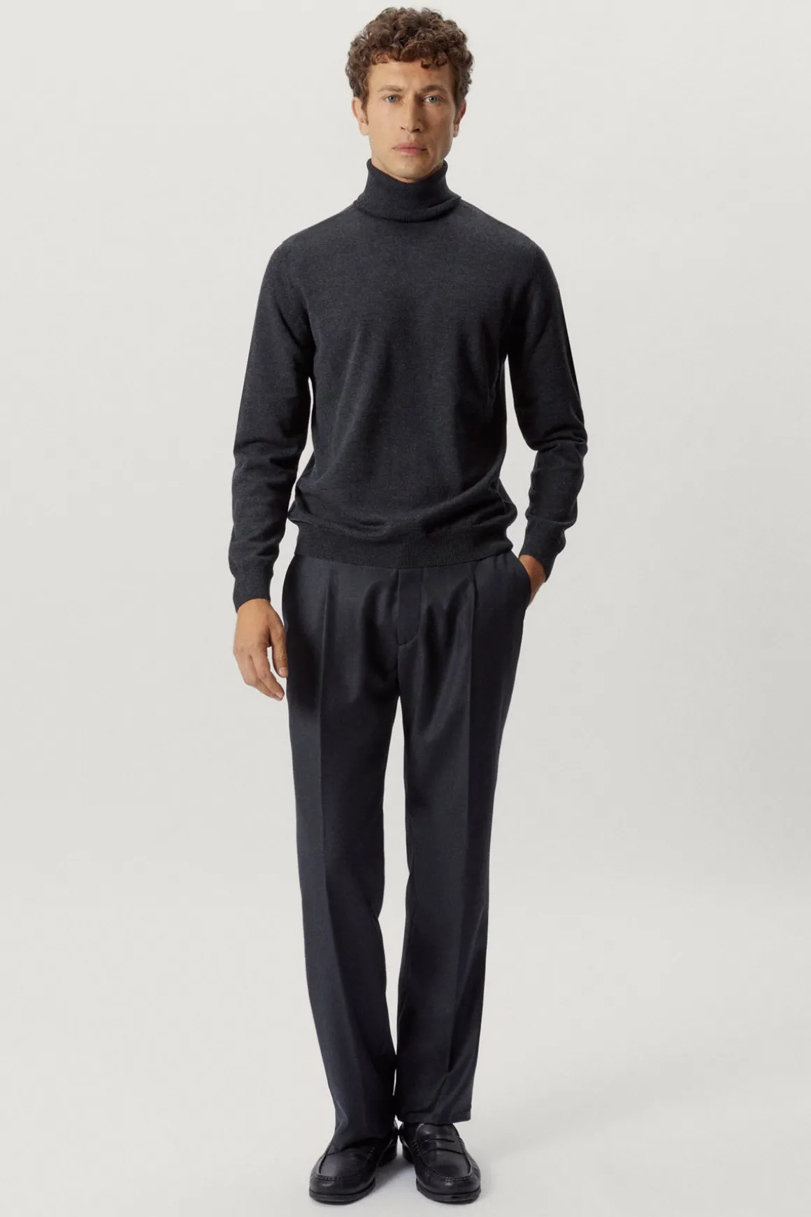 Pantalon ajusté en Laine