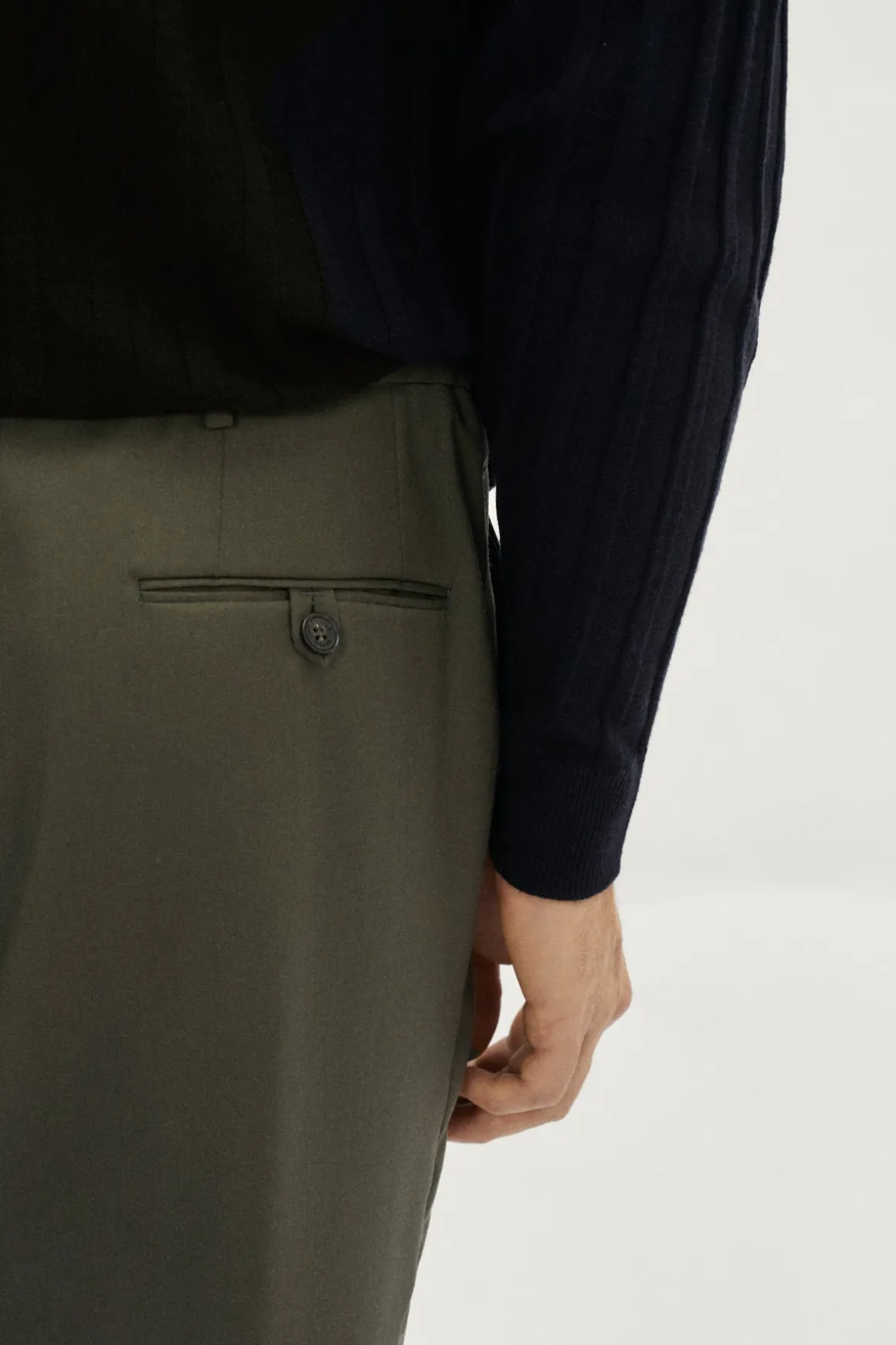 Pantalon ajusté en Laine