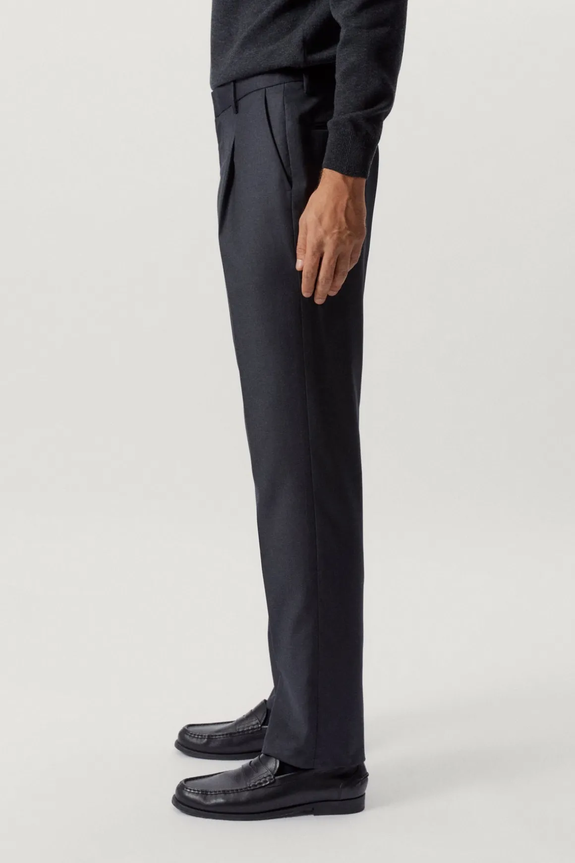 Pantalon ajusté en Laine