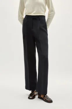 Pantalon en Sergé de Lin