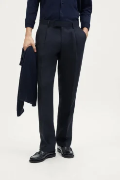 Pantalon en Sergé de Lin